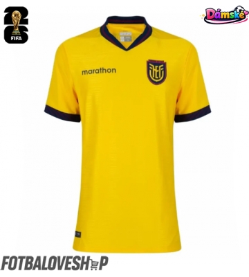 Ekvádor Dámské Domácí Dres MS 2026 Krátký Rukáv